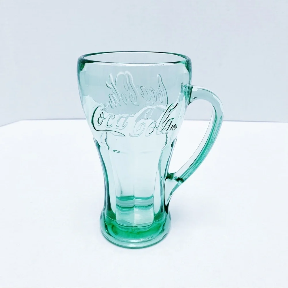 Vintage - Libbey Green Coca Cola Glass